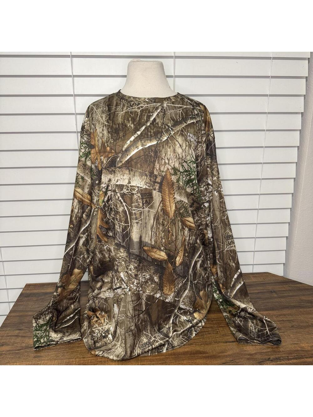 Field & Stream Men's Camouflage Long Sleeve Shirt Size XL